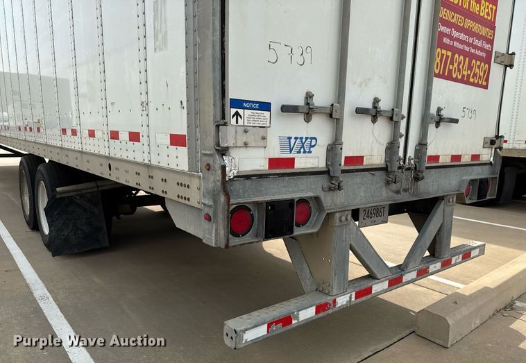 image for item EJ3727 2016 Vanguard VXP 57' dry van trailer