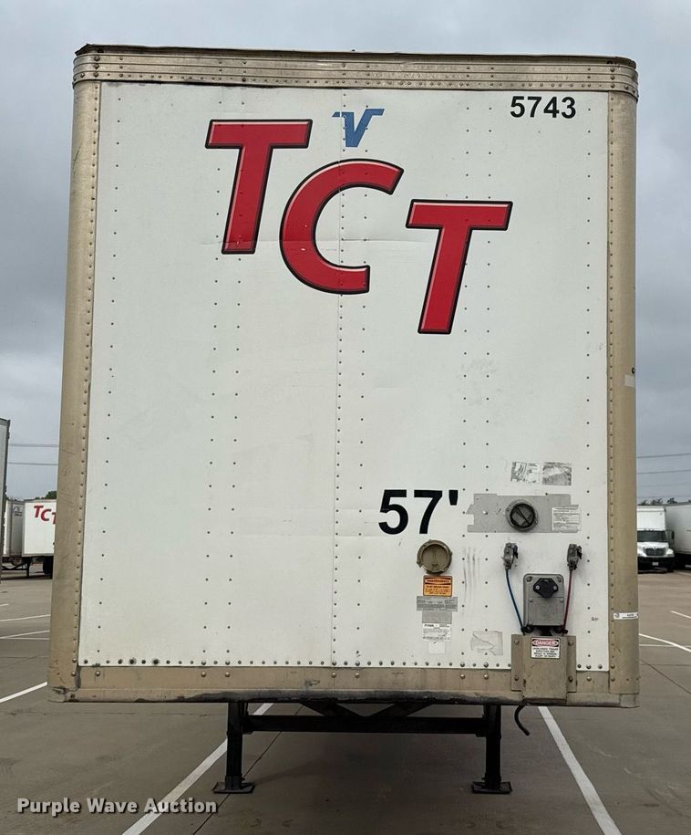 image for item EJ3728 2016 Vanguard VXP 57' dry van trailer