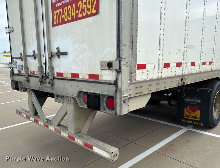 image for item EJ3728 2016 Vanguard VXP 57' dry van trailer