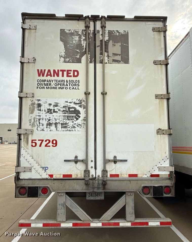 image for item EJ3729 2014 Vanguard VXP 57' dry van trailer