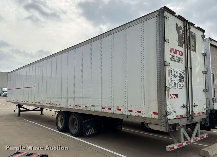 image for item EJ3729 2014 Vanguard VXP 57' dry van trailer