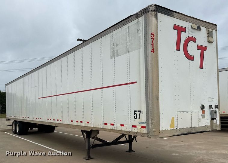 image for item EJ3730 2014 Vanguard VXP 57' dry van trailer