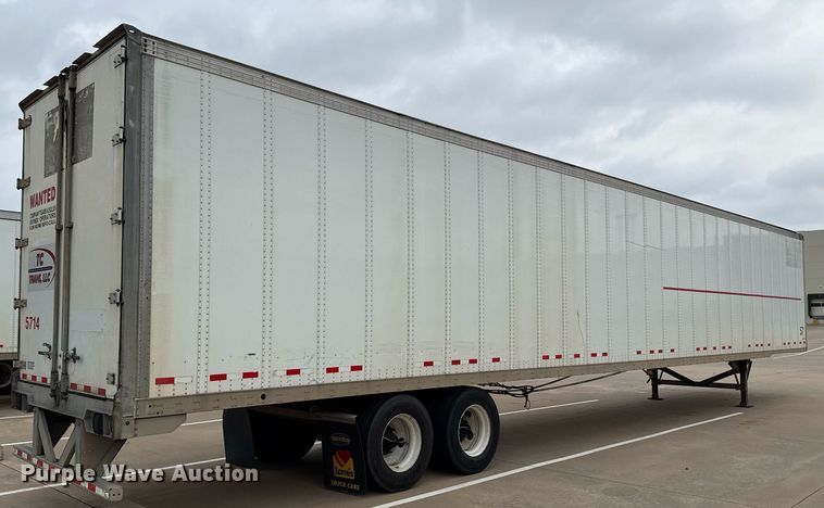 image for item EJ3730 2014 Vanguard VXP 57' dry van trailer