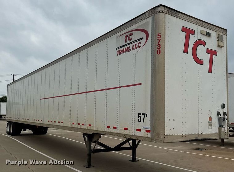 image for item EJ3732 2014 Vanguard VXP 57' dry van trailer