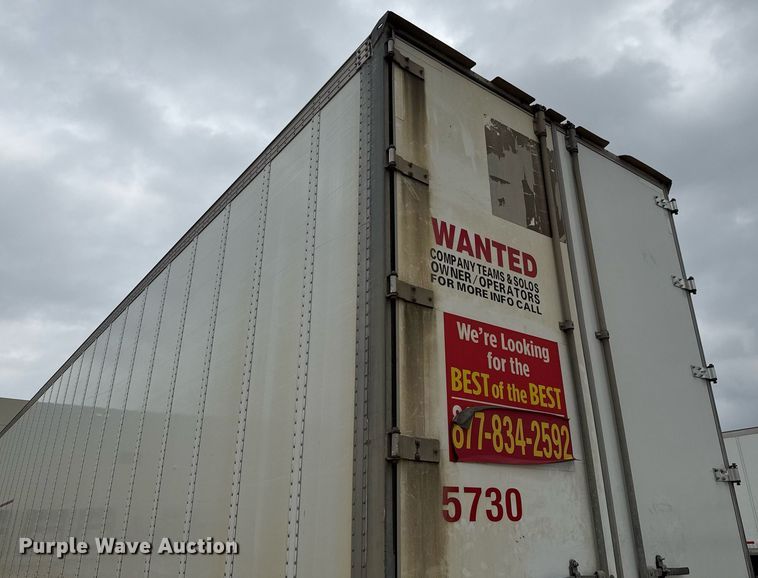 image for item EJ3732 2014 Vanguard VXP 57' dry van trailer