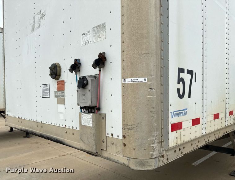 image for item EJ3733 2014 Vanguard VXP 57' dry van trailer