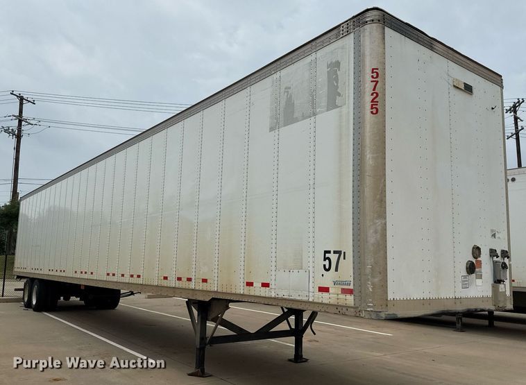 image for item EJ3734 2014 Vanguard VXP 57' dry van trailer