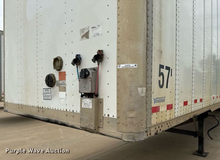 image for item EJ3734 2014 Vanguard VXP 57' dry van trailer