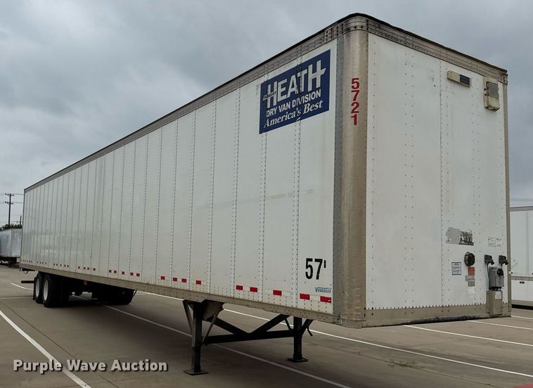 image for item EJ3736 2014 Vanguard VXP 57' dry van trailer