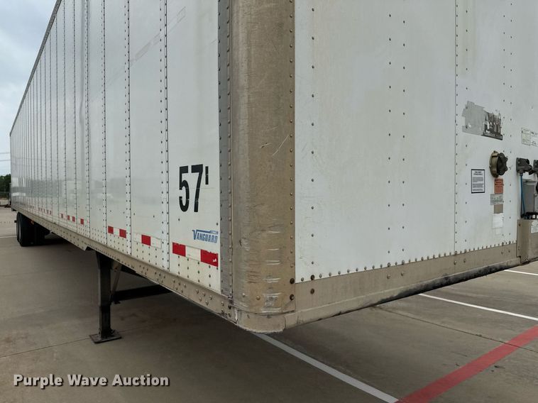 image for item EJ3736 2014 Vanguard VXP 57' dry van trailer