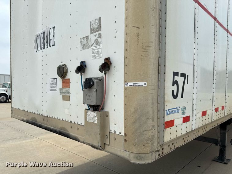 image for item EJ3737 2014 Vanguard VXP 57' dry van trailer