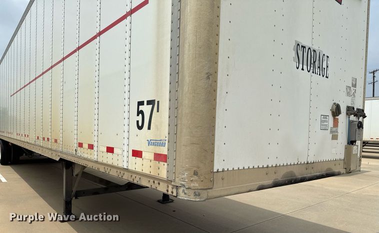 image for item EJ3737 2014 Vanguard VXP 57' dry van trailer