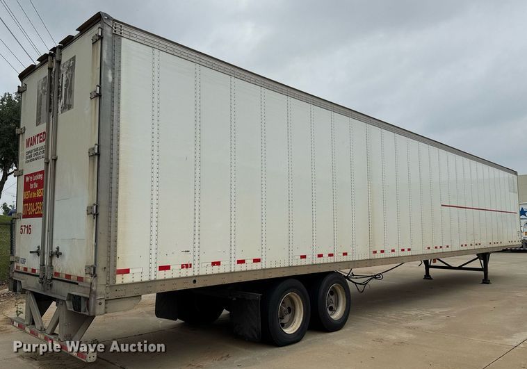 image for item EJ3738 2014 Vanguard VXP 57' dry van trailer