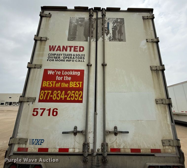 image for item EJ3738 2014 Vanguard VXP 57' dry van trailer