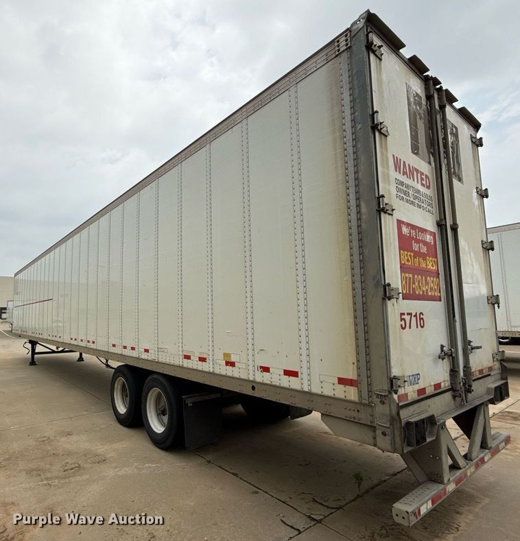image for item EJ3738 2014 Vanguard VXP 57' dry van trailer