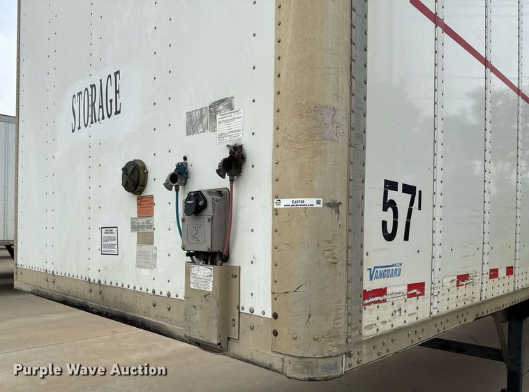 image for item EJ3738 2014 Vanguard VXP 57' dry van trailer