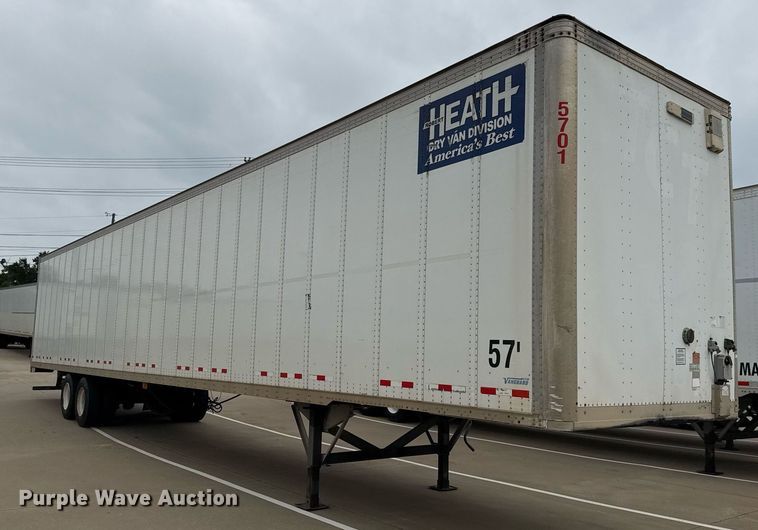 image for item EJ3740 2014 Vanguard VXP 57' dry van trailer