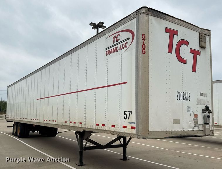 image for item EJ3741 2014 Vanguard VXP 57' dry van trailer