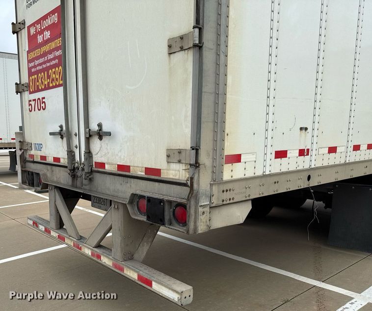 image for item EJ3741 2014 Vanguard VXP 57' dry van trailer