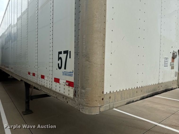 image for item EJ3742 2014 Vanguard VXP 57' dry van trailer