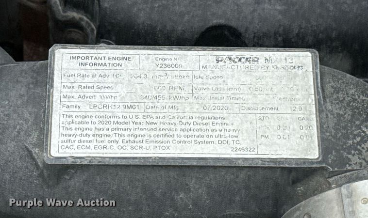 image for item EJ4834 2021 Kenworth T680 semi truck