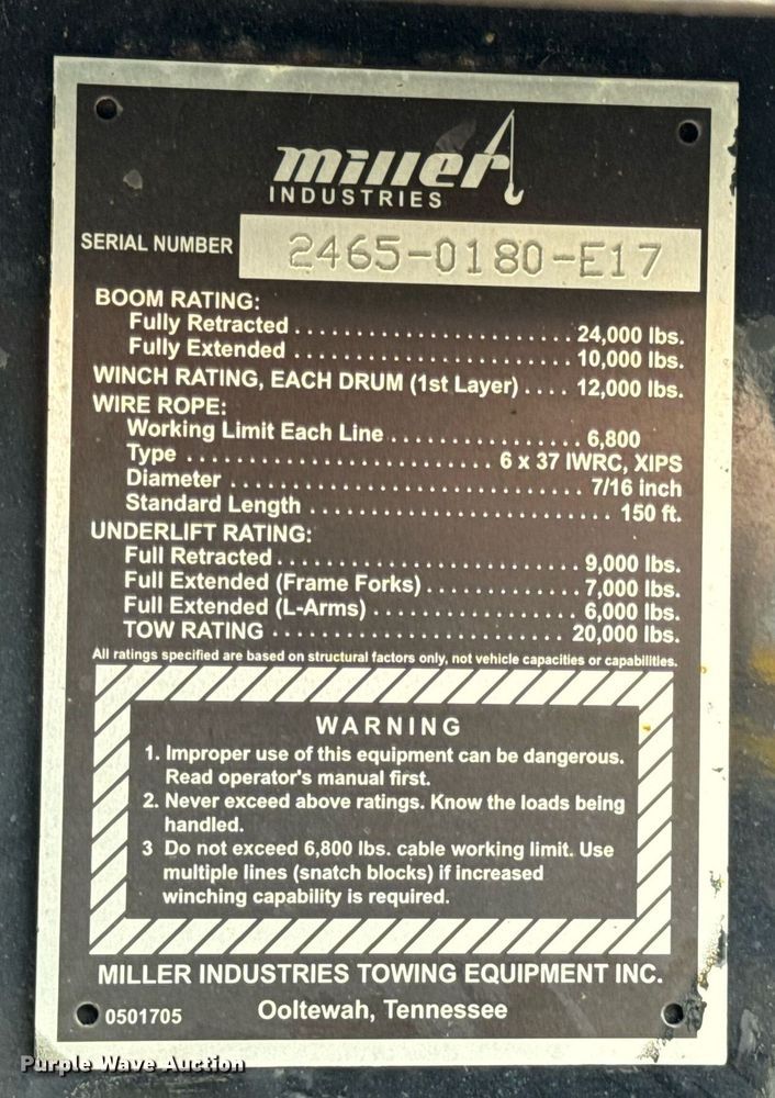 image for item EN4588 2017 Dodge Ram 5500HD Laramie Crew Cab tow truck