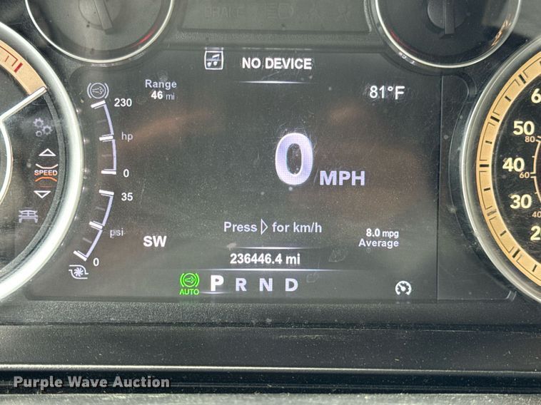 image for item EN4588 2017 Dodge Ram 5500HD Laramie Crew Cab tow truck