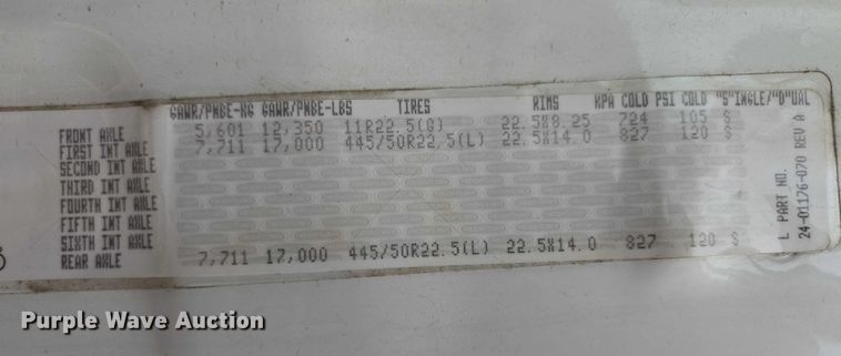 image for item ER5258 2015 Freightliner Cascadia 125 semi truck