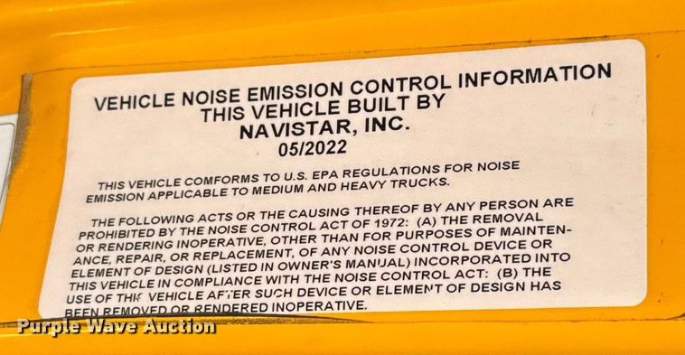 image for item HI9250 2023 International LT625 semi truck