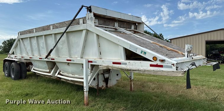 image for item HI9255 1979 Timpte-Beall 301-A bottom dump trailer