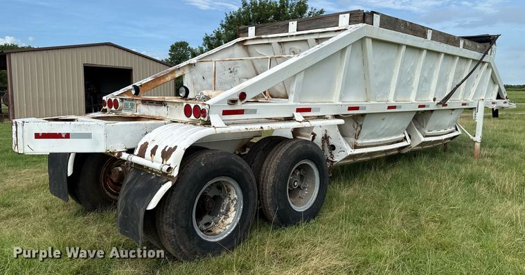image for item HI9255 1979 Timpte-Beall 301-A bottom dump trailer