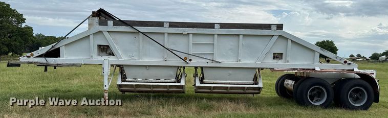 image for item HI9255 1979 Timpte-Beall 301-A bottom dump trailer