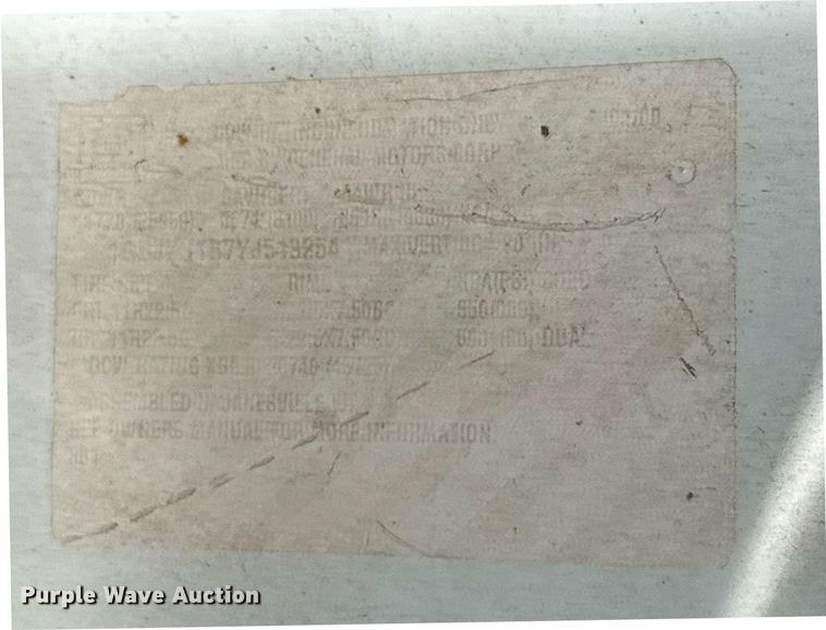 image for item HI9267 2000 Chevrolet C7500 dump flatbed truck