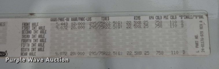 image for item YA0444 2015 Freightliner  Cascadia 125 semi truck