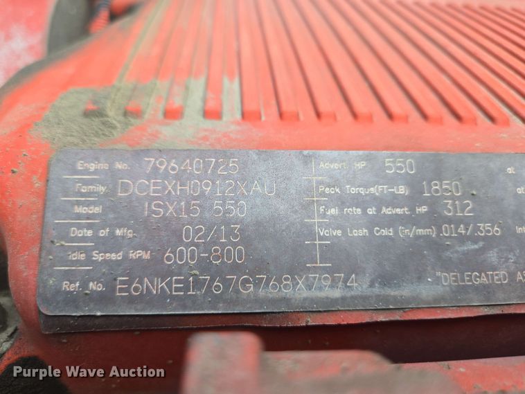 image for item YA0473 2014 Kenworth W900 semi truck