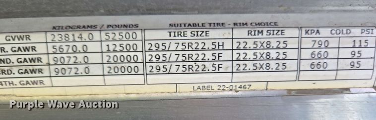 image for item YA0475 2018 Peterbilt 389 semi truck