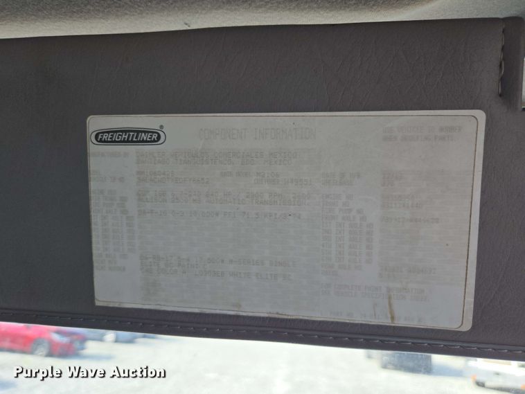 image for item YA0523 2014 Freightliner Business Class M2 106 box truck