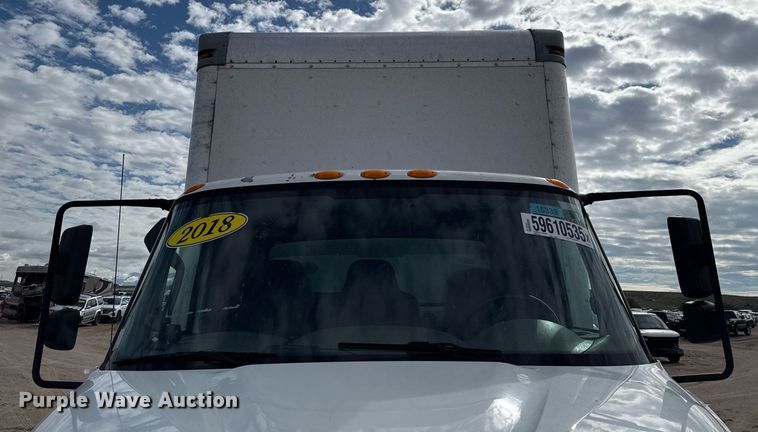 image for item YA0609 2018 International DuraStar 4300 box truck