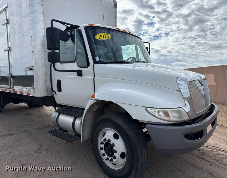 image for item YA0609 2018 International DuraStar 4300 box truck