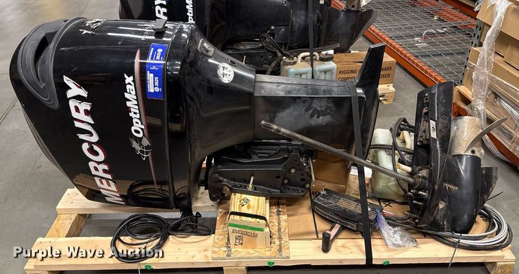 image for item DT6648 2009 Mercury Optimax outboard engine