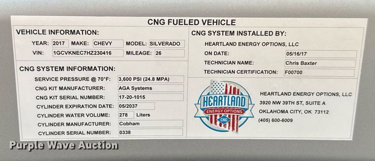 image for item DT6660 2017 Chevrolet Silverado 1500 Double Cab pickup truck