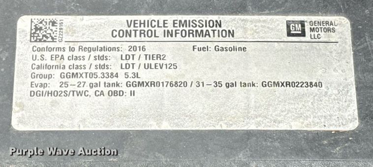 image for item DT6661 2016 Chevrolet Silverado 1500 Double Cab pickup truck