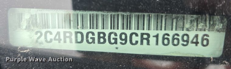 image for item DR3785 2012 Dodge Grand Caravan handicap accessible van