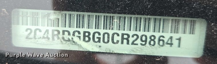 image for item DR3786 2012 Dodge Grand Caravan handicap accessible van