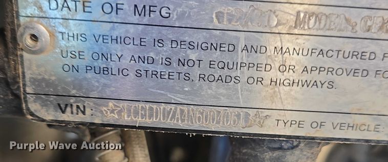 image for item DR3822 2022 CFMOTO CForce 600 ATV