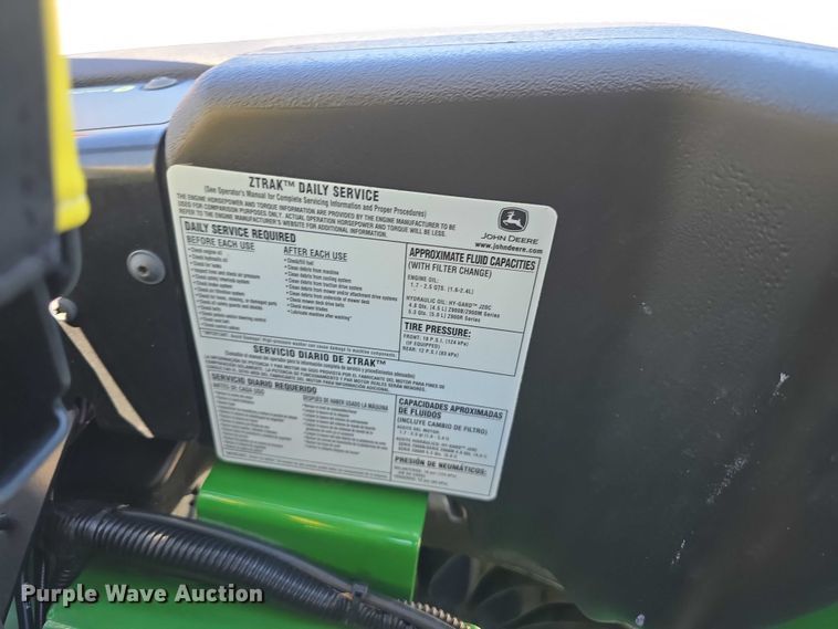 image for item DR3823 2024 John Deere Z960M ZTrak ZTR lawn mower