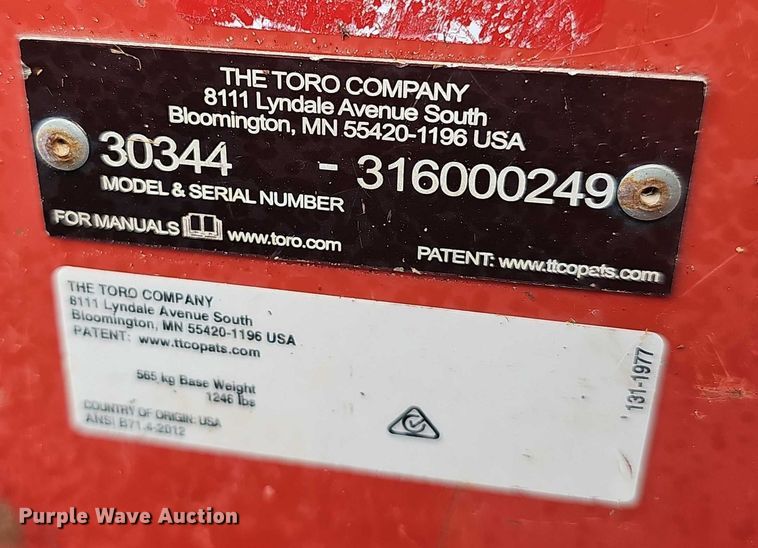 image for item DR3919 Toro Groundsmaster 3280-D lawn mower