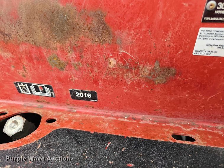 image for item DR3919 Toro Groundsmaster 3280-D lawn mower