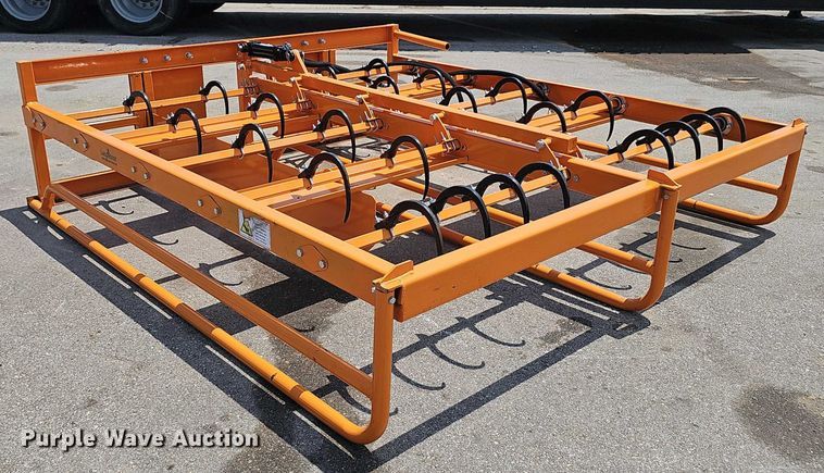 image for item DR3926 2024 LandHonor HAG-112-24Q skid steer bale accumulator grapple