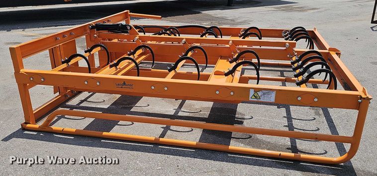 image for item DR3926 2024 LandHonor HAG-112-24Q skid steer bale accumulator grapple